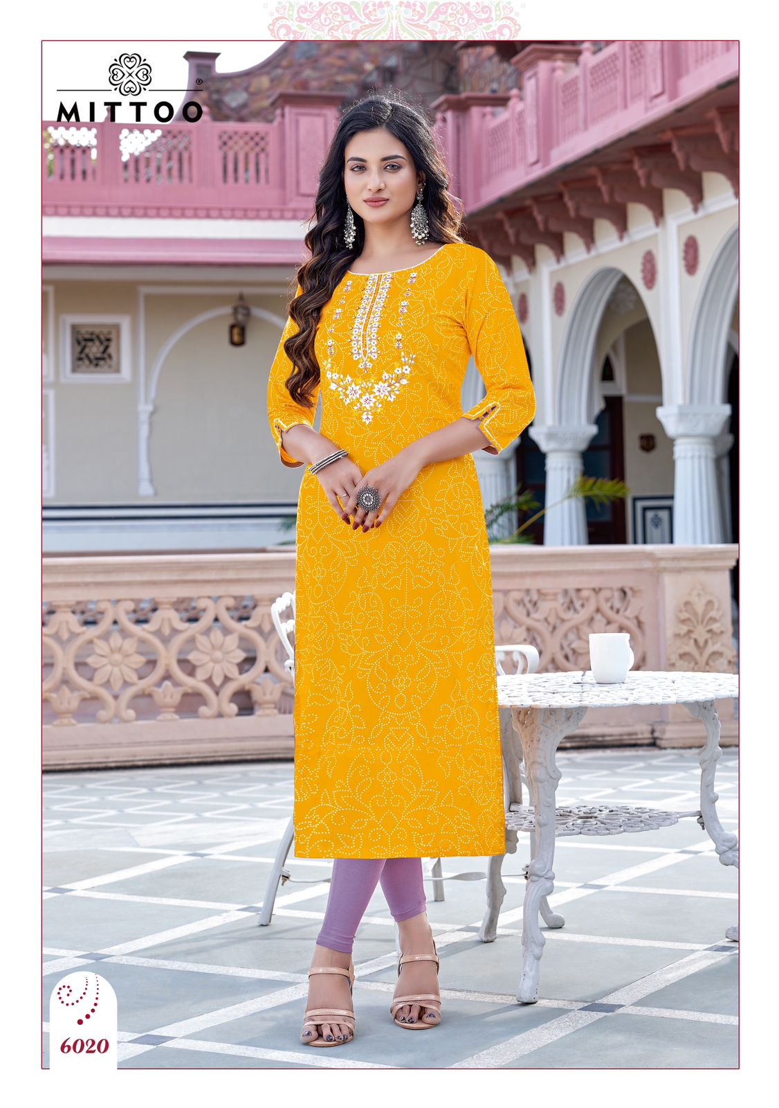 Bandhan Vol 4 By Mittoo Rayon Printed Embroidery Kurtis Wholesale Clothing Suppliers In India
